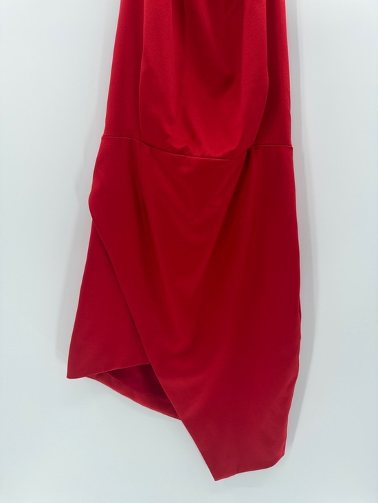 Elliat x Revolve Women's Camo Halter Dress - Red - Medium - Picture 4 of 10